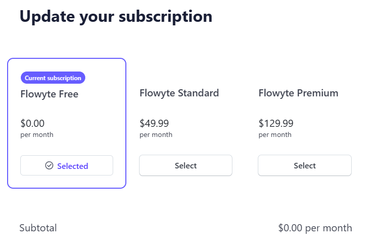 Plan options